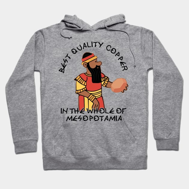 EA Nasir Complaint Tablet Copper Merchant Hoodie by alltheprints